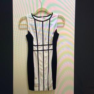 Black and white dress